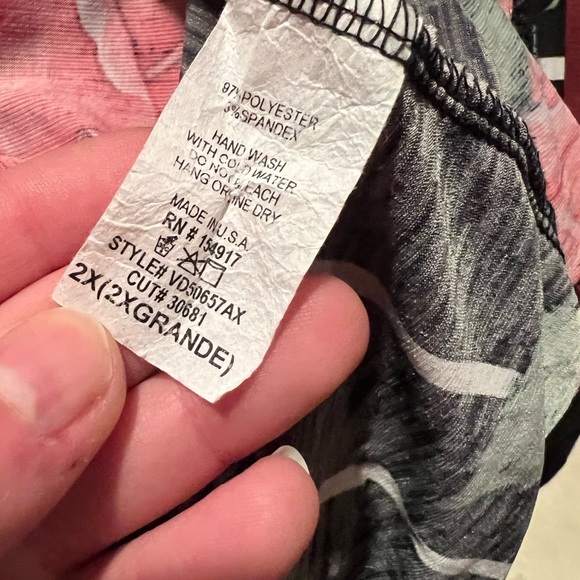 🌺🌹 Beautiful Floral dress size 2X - Picture 5 of 5